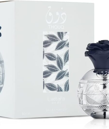 Lattafa Thouq EDP 80 ml – Profumo Arabo Floreale, Dolce e Femminile dal Design Elegante
