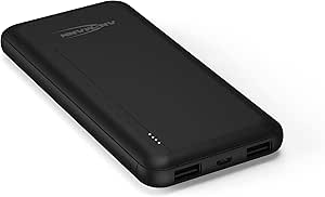ANSMANN Powerbank 20.000 mAh – Caricatore Portatile con Ricarica Rapida PD 22,5W, 2x USB-A, 1x USB-C – Compatto e Sicuro
