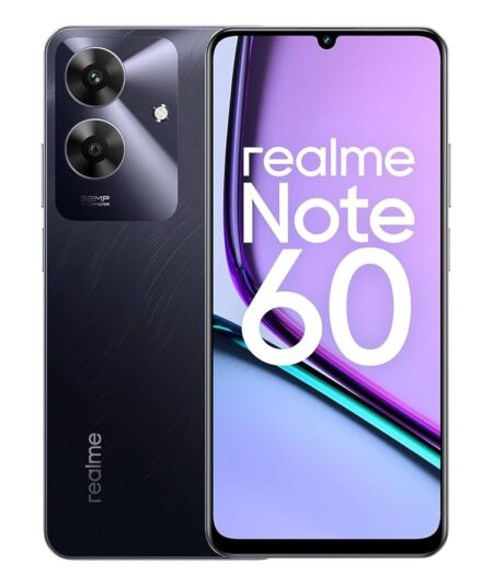 Realme Note 60 3 GB RAM · 64 GB ROM · Marble Black · IP64 · Android 14 · Schermo 6,74″ 90 Hz