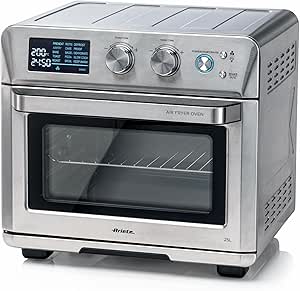 Ariete Airy Fryer Oven 4629/1 – Friggitrice ad Aria e Forno Elettrico 25 L, 1700 W, 15 Funzioni