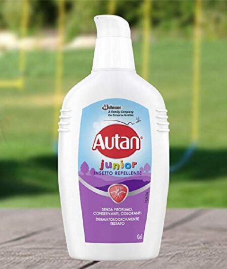 Autan Junior Senza Profumo Spray Vapo 100 ml – Repellente Delicato per Bambini dai 2 Anni
