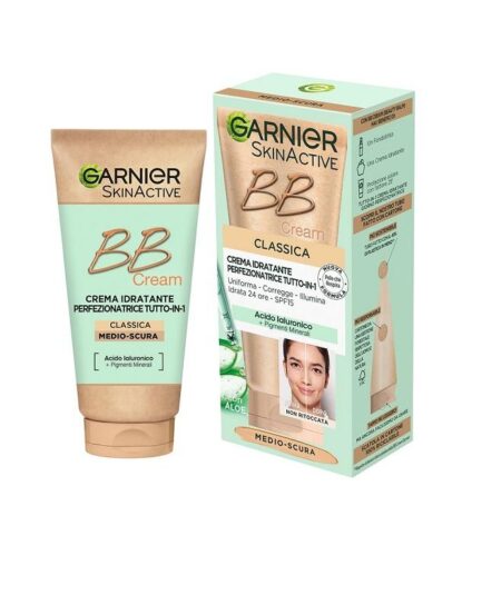 Garnier BB Crema Idratante Classica Tutto in 1 – Tinta Medio Scura, 50 ml