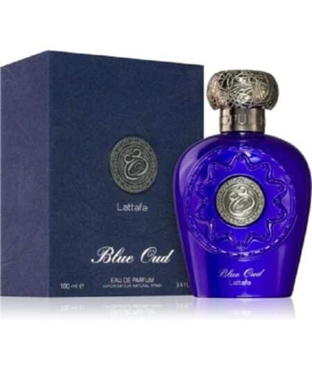 Lattafa Blue Oud Man EDP 100 ml – Profumo Arabo Unisex Legnoso‑Speziato
