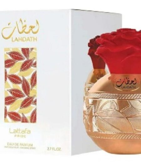 Lattafa Lahdath EDP 80 ml – Profumo Arabo Unisex Ambrato & Speziato