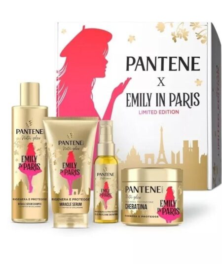Pantene Emily in Paris Coff – Set Completo Rigenera e Protegge per Capelli Secchi e Danneggiati