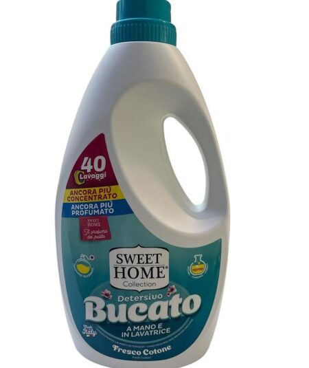 Sweet Home Detersivo Bucato Fresco Cotone – 2000 ml