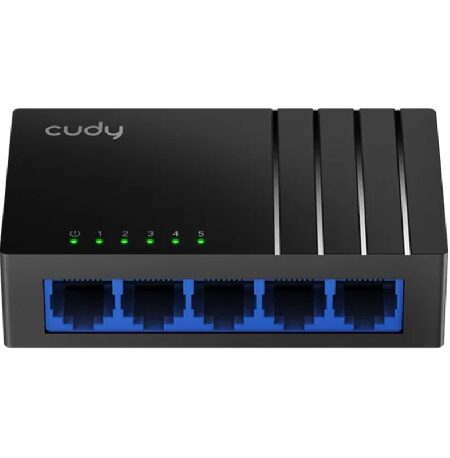 Cudy GS105D – Switch Desktop Gigabit a 5 porte, Plug & Play, Design Compatto, Risparmio Energetico
