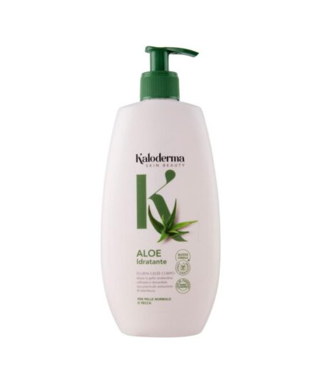 Kaloderma Fluida Gelée Corpo Aloe Idratante – Crema Corpo 400 ml (Pelle Normale o Secca)