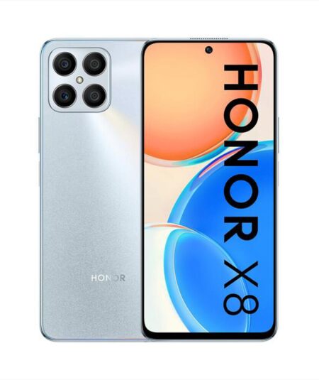 HONOR X8 Smartphone 6GB RAM 128GB ROM Silver – Display 6.7” FullView, Quad Camera 64MP, Batteria 4000mAh