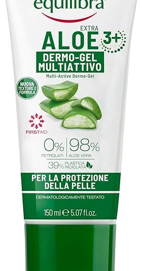Equilibra Aloe Dermo Gel Multiattivo 150 ml – Idratante, Lenitivo e Rinfrescante