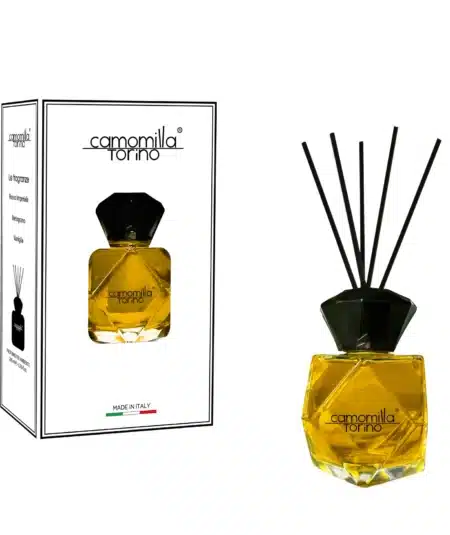Camomilla Torino Diffusore Ambiente Diamante Vaniglia 200 ml – Bastoncini Profumati