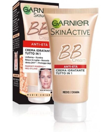 Garnier BB Cream Idratante Tutto in 1 Anti-Età Medio Chiara