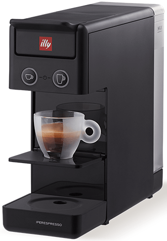 Illy Macchina da Caffè a Capsule Iperespresso Y3.3 Nera con 14 Capsule Incluse