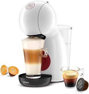 Krups Piccolo XS KP1A3110 Macchina da Caffè a Capsule Nescafé Dolce Gusto Bianca
