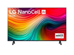 LG TV 43" 4K NanoCell 43NANO81T3A | HDR, Smart TV webOS, Wi-Fi, DVB-T2