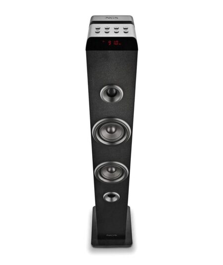 NGS Sky Charm Pro Speaker a Torre 50W | Bluetooth, USB, AUX, Radio FM – Nero