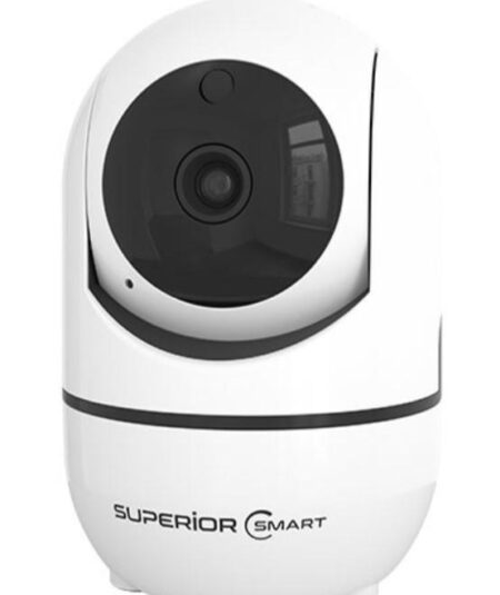 Superior Security Camera Interno 360° HD WiFi | SmartLife, Visione Notturna e Audio Bidirezionale